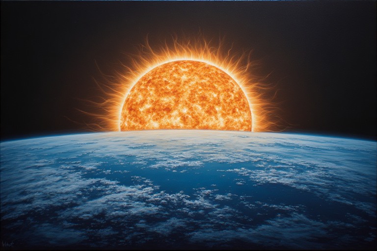 ORBITING EARTH